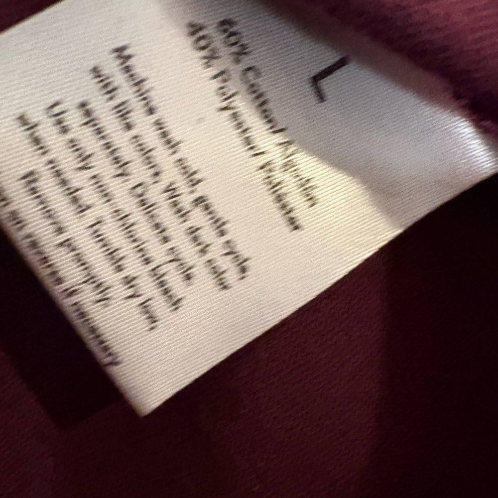 NWT Born Deep Plum Long Sleeve Tee with Tag. Don’t worry ski happy graphic - Picture 7 of 7